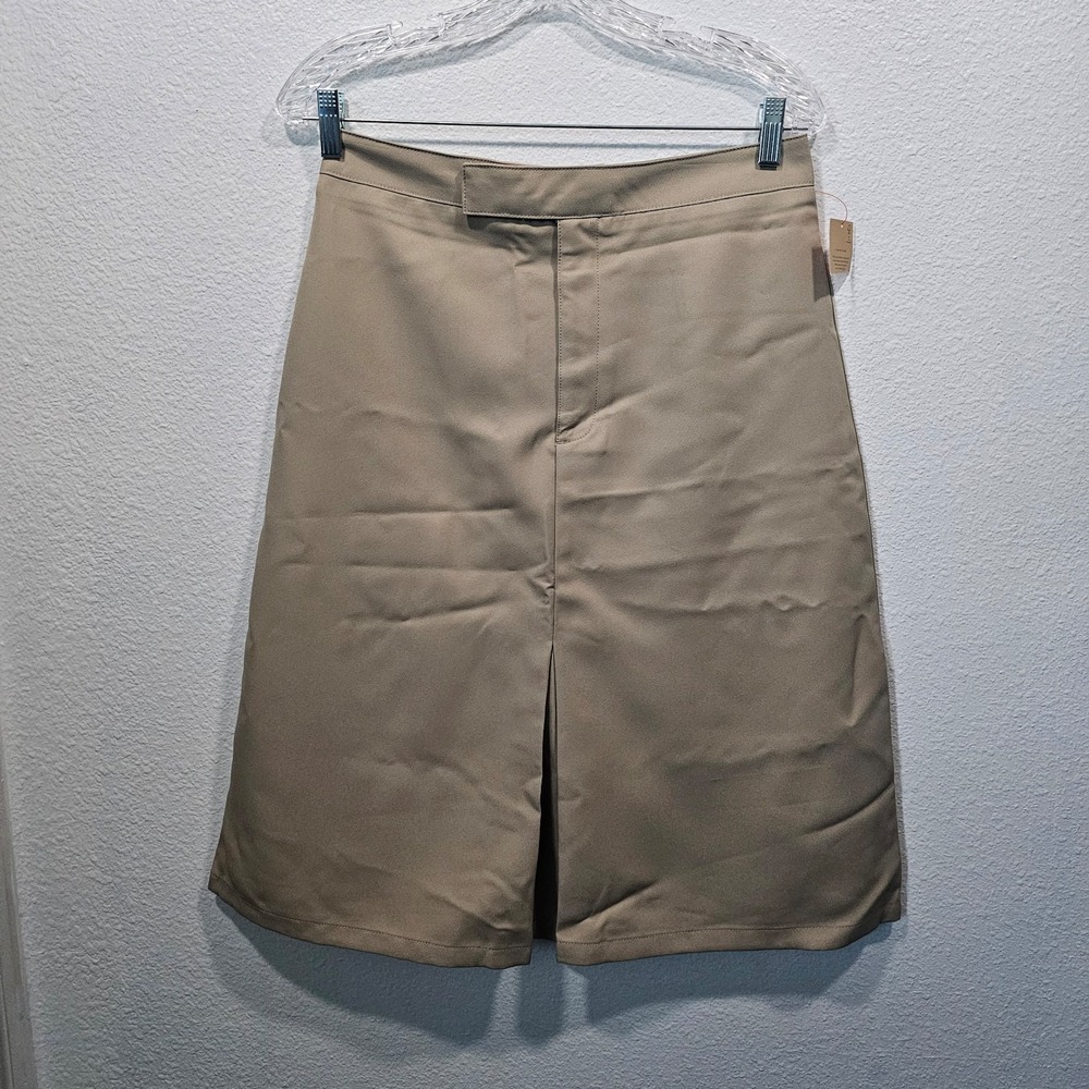 French Toast Women's Khaki Knee Length Skirt Size 6 - Brand New‎